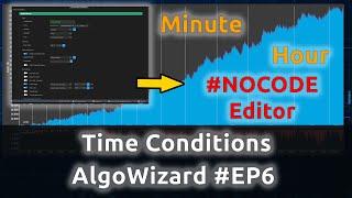Create Strategies and Conditions based on Time - AlgoWizard #EP7