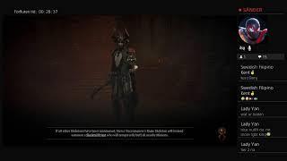 usikminers PS4-livesändning Diablo IV Endgame content