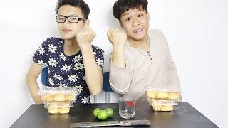 Nguyễn Đức Nam - Trò Đùa Thi Ăn Bánh Kem Su Uống Nước Chanh - Prank Cake, Lemon