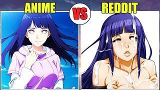 Anime VS Reddit the Rock Reaction Meme Hinata EP 4