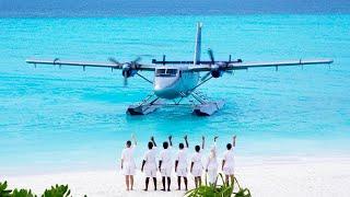 Most beautiful flight | Maldives seaplane transfer (private Soneva jet)