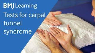 Tests for carpal tunnel syndrome | BMJ Learning