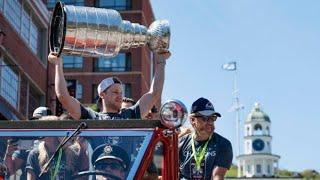 Cole Harbour's Nathan MacKinnon paraded the Stanley Cup through downtown Halifax on Saturday and pas