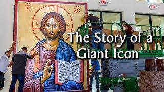 The Story of a Giant 12 Foot Icon–Monastery Icons