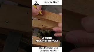 Unbreakable Sapele Wood Drilling Tricks for a Smooth Slide #shorts