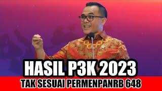 PERLU REVISI, HASIL P3K 2023 ADA YG TIDAK SESUAI PERMENPANRB