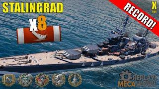 Stalingrad 8 Kills & 208k Damage | World of Warships Gameplay