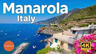 Manarola, Cinque Terre - Italy Walking Tour (4K 60fps ©️Voyatours)