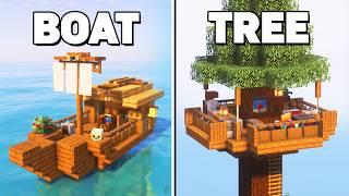 Minecraft: 3 NEW Simple Starter Houses!