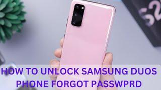 How To Unlock Samsung Duos Phone Forgot Password? Here Are the Fixes!