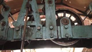 Inside the clock tower in Jodhpur : locally called Ghantaghar. The functioning of it is seen.