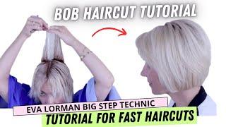 2023 Women's DIY Haircut Tutorial | How to Cut Your Own Hair into a Bob Haircut by Eva Lorman