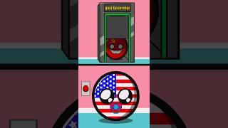 Baby USA crying #countryballs  #shorts