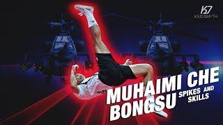 Sepak Takraw ● Muhaimi Che Bongsu ● New Version of Sunback Spikes | HD