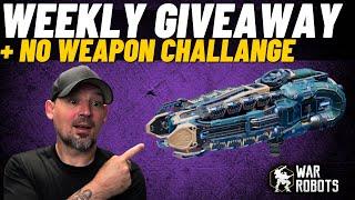 War Robots Small Athos Giveaway | No Weapon Challenge | WR Gameplay  #WRwinAthos