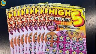 10 $5 SCRATCH OFFS IN A ROW️$555,000 JACKPOT #scratchcards #lottery #calottery #scratchoffs