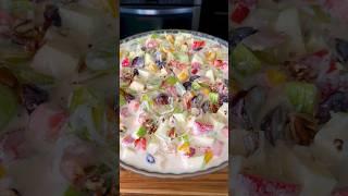 Ensalada de Frutas Navideña Mexican Fruit Salad #shorts