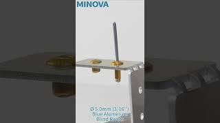 MINOVA Rivet Tool ( Ø 5.0mm (3/16'') Blue Aluminum Blind Rivets) #rivet #relaxing #asmr #tools