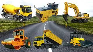 WOW !ALAT BERAT PEMELIHARAAN JALAN |Excavator hammer, Stom, Aspal finisher, Road roller, Truk mixer