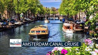 Tour in Amsterdam Canal | 4K | Trip Guide | Amsterdam, Netherlands