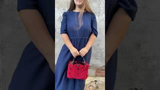 Из какого еще цвета сшить такую модель ? #bag #sewing #вязаниекрючком #diy