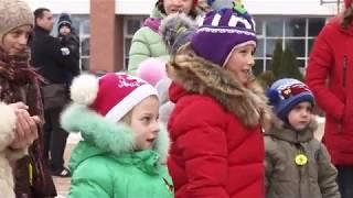 Праздничные игры у главной елки в Ошмянах