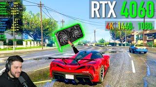 The RTX 4060 in GTA 5 Enhanced with Ray Tracing!
