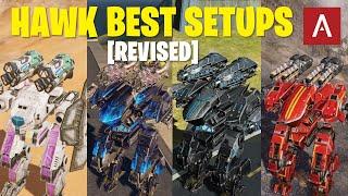 War Robots: HAWK Best Setups (updated) with Gameplay Highlights WR