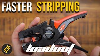 The FASTEST way to cut and strip panel wire! Knipex PreciStrip!