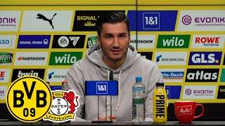 "Ich bin froh, dass es wieder losgeht" | PK mit Nuri Sahin | BVB - Bayer Leverkusen