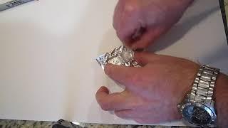 Molding the Aluminum foil into the mold