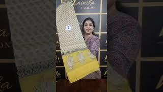 Pure Maheshwari Silk cotton sarees//whatsapp no. 8304823244//Nainika Fashion 
