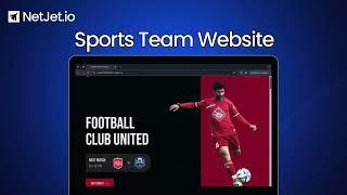 Create a sports team website