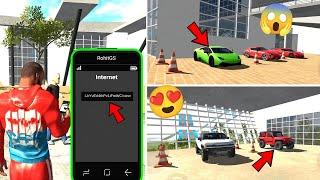 New Modified Car Showroom secret Internet Code| Indian Bikes Driving 3D New Update | Harsh in Game