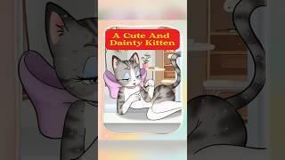 A Cute And Dainty Kitten. #cat #animals #animation