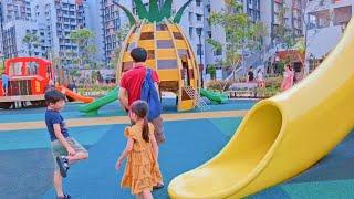 Great Outdoor Playground for Kids. Tengah Playground in Singapore