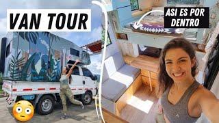 The MOBILE HOME of our DREAMS  Made with OUR OWN HANDS  Would you live here?- VAN TOUR