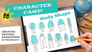 Procreate Character Camp! // How to Draw the Body Shape