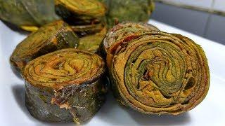 Rikwach Recipe || अर्बी के पकोड़े || U. P. style अर्बी के पकोड़े ||Steamed Pkode ||