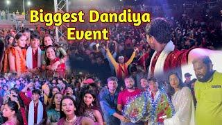 Biggest Dandiya Night 2024 | बिहारी डांडिया नाइट | BaBu Vlogs