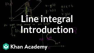 Introduction to the line integral | Multivariable Calculus | Khan Academy