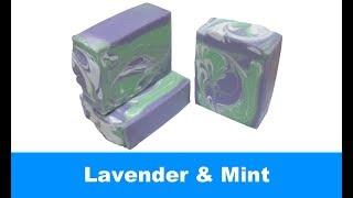 Lavender & Mint, Cold Process Soap Making and Cutting