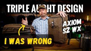 Waxed Canvas Shootout Part 2 // Triple Aught Design Axiom S2 WX enters the conversation