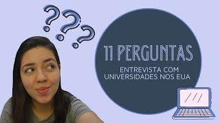 11 Perguntas entrevista Universidade + DICAS