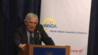 James Wolfensohn speaking at the World Affairs Councils of America's National Conference