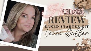 Let's REVIEW The Trending LAURA GELLER BAKED STARTER KIT /  Makeup for Mature Skin / OVER 50 BEAUTY