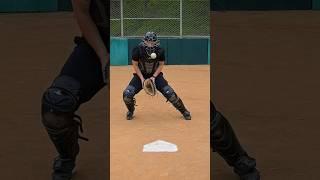 How to block a spiked fastball  #catcher #baseball #blocking