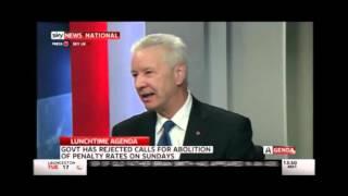 Doug Cameron on Penalty Rates