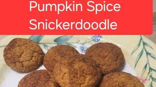 Baking Trader Joe's Pumpkin Spice Snickerdoodle Cookies