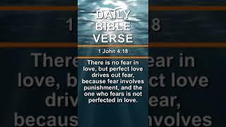 1 John 4:18 | Daily Bible Verse | #shorts